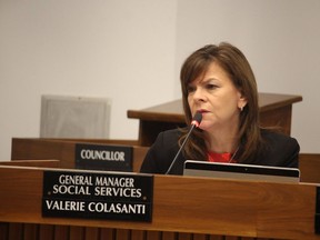 Valerie Colasanti, Lambton County's social services general manager, is shown in this file photo.