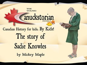Videos from The Young Canuckstorian Project feature stories about Sadie Knowles, Dr. Marion Dougall and Roy Caley.Handout/Sarnia This Week