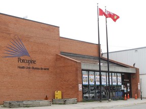 The Porcupine Health Unit office located on Pine Street South in Timmins. RICHA BHOSALE/The Daily Press