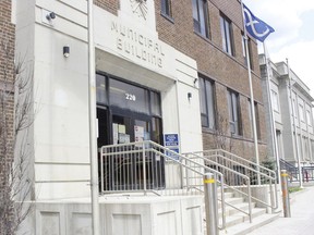 The front entrance to Timmins city hall on Algonquin Boulevard.

RICHA BHOSALE/The Daily Press