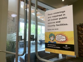 Following the province's lead, Strathcona County will no longer require masking in certain indoor setting as of July 1. Lindsay Morey/News Staff
