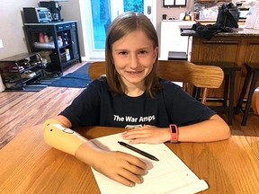 Windham Centre's Caydence Lee is a member of The War Amps Child Amputee (CHAMP) Program. (Submitted)