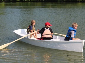 And the good news… the dozen or so community-built boats by Stem2Stern always float. After each build project, the youth participants get to try them out on the water. (Submitted)