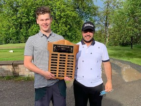 Winning the Lee Golf Club's first tournament for the 2021 season were Chris Cooke and Joe Merenda from Timmins in the 2-man 2-day scramble.