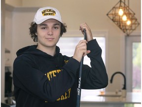 Waterloo Wolves centre Declan Waddick of Chatham, Ont., was a second-round pick by the Niagara IceDogs in the 2021 OHL draft. (Dan Janisse/Windsor Star/Postmedia Network)