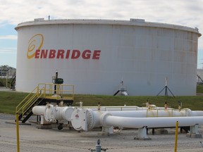 Enbridge facility on Plank Road in Sarnia. More than $557 million in natural gas projects are underway, approved or proposed for Lambton County in the near future, Enbridge Gas officials say. Paul Morden/Postmedia Network