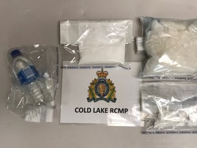 Drugs seized in a traffic stop on June 20. PHOTO BY RCMP