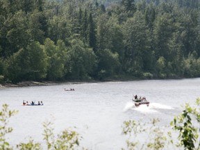 Boaters and tubers alike share the McLeod River, subject of a recent water quality study.
