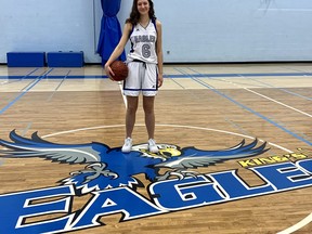 Ardrossan Bisons grad Alyssa Yorke is set to join the Kings University Eagles women's basketball program in the fall. Photo Supplied