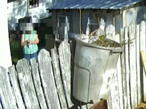 Screenshot of video from Dylan Fouillard's security camera