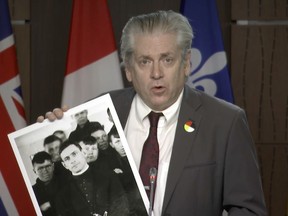 Timmins-James Bay MP Charlie Angus, speaking at a press conference held Thursday, is one of two MPs calling for an independent investigation into reports of crimes committed against Indigenous peoples. SUBMITTED PHOTO