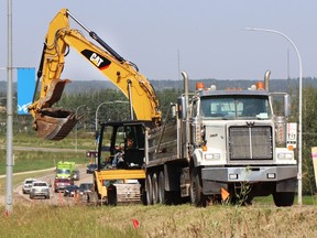 Dahl Drive work is on schedule, according to the Town of Whitecourt.