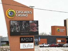 The Cascades Casino on Richmond Street in Chatham.. (File photo/Postmedia Network)