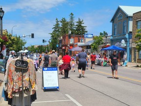 The Downtown Kincardine Promenade began on Friday, July 2, after being rained out on the first weekend. MacKenzie Clarke photo.