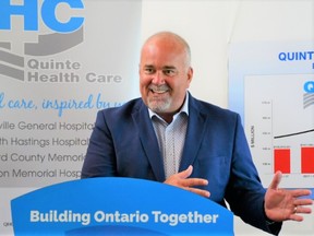Todd Smith, Bay of Quinte MPP, said Friday from Bancroft that QHC will receive extra funds this year to support increased demand on the corporation's four hospitals.