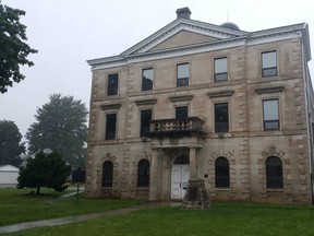 The former Chatham jail and courthouse complex on Stanley Avenue is shown on Friday. The property is listed for sale again. (Trevor Terfloth/The Daily News)