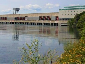 Outflows are being increased at the Moses-Saunders Dam in Cornwall due to a seven centimetre rise in water levels on Lake Ontario due to recent rain events in the region, says water level regulators. POSTMEDIA