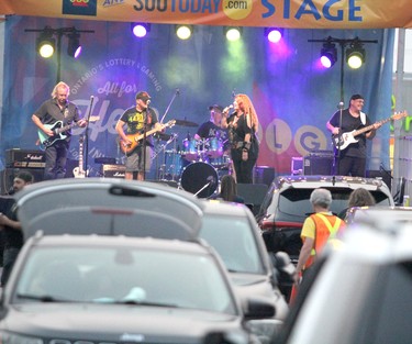 Obsession at Rotaryfest at former Lowe's parking lot on Northern Avenue on Saturday, July 18, 2021 in Sault Ste. Marie, Ont. (BRIAN KELLY/THE SAULT STAR/POSTMEDIA NETWORK)