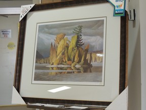 The new print at the Hospital is entitled "Little Island" by A. J. Casson. Bidding starts at $200 and the prints are on display until July 29. SUBMITTED