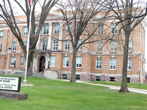 Provincial courthouse in Sault Ste. Marie, Ont., on Saturday, May 18, 2019. (BRIAN KELLY/THE SAULT STAR/POSTMEDIA NETWORK)