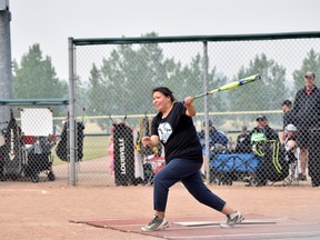 Leduc Slo-Pitch National was back in action at William F. Lede park for the Minutemen Press Leduc Mixed Mayhem slo-pitch tournament July 17-18, with teams competing from across Alberta, Saskatchewan and B.C.
(Emily Jansen)