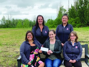 The Kinette Club of Leduc donated $5,000 to aid in the development of the Telford Lake area. (Supplied by Debra Brown)