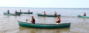 Algoma District School Board's Indigenous summer transition camp at Ojibway Park in Garden River First Nation, Ont., on Friday, July 23, 2021. (BRIAN KELLY/THE SAULT STAR/POSTMEDIA NETWORK)