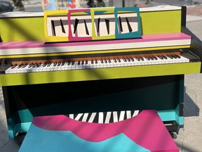 The Downtown District BIA is encouraging visitors and residents to stop by Century Village every day to test your talents at the keys with not just one but two painted pianos for public enjoyment. DDBIA