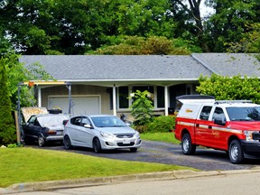 A fire at this home in Simcoe Friday night caused an estimated $300,000 damage. No injuries were reported. – Monte Sonnenberg