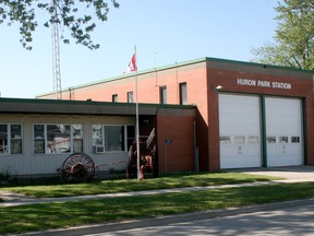 The Huron Park fire station has been temporarily closed after hazardous substances including asbestos were discovered in the building.