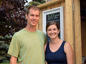 Stephen and Christy Boersma of Yellow Brick Acres on Highway 83 west of Exeter have a selection of seasonal produce available at their roadside stand and at the Exeter Farmers’ Market. Dan Rolp