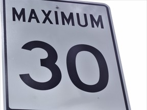 Bluewater council is moving ahead with a pilot project to reduce speed limits on Bayfield's residential roads to 30 km/h. Rocco Frangione