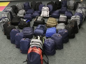 The Compassionate Committee for the Homeless in North Bay has reached its goal of filling 200 backpacks for the city's homeless. Submitted Photo