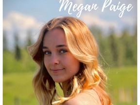 Megan Paige, a singer-songwriter from Rollyview, released her debut single last week.
(Supplied by Megan Paige)