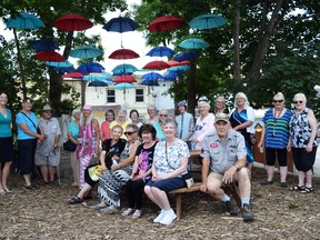 The Clinton Horticultural Society took its annual garden tour July 28 where they made their way throughout town viewing several local gardens. Dan Rolph