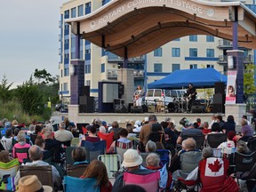 Grand Bend’s free concert series Summer Sunset Sounds is returning to the beach Aug. 8 with a performance from London country singer and songwriter Warren Hargraves. The 2020 series was cancelled due to the COVID-19 pandemic, and this year’s concerts will have a limited audience size. Pictured is JUNO award-winning blues musician Soe Foley during her performance in the 2019 concert series. Dan Rolph