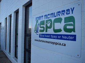 The office of the Fort McMurray SPCA near Macalpine Crescent in Fort McMurray, Alta. on Friday, Jan. 20, 2017. Cullen Bird/Fort McMurray Today/Postmedia Network