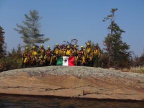 Mexican fire crews are lending a hand to help battle the 94 active blazes in northwestern Ontario.