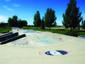 A multi-sport court is replacing the skate park and mini-putt area at 1204 10 Ave.