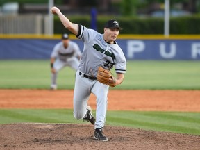 University of South Carolina Upstate ace Jordan Marks of Bright's Grove, Ont., was selected by the Detroit Tigers in the eighth round of the 2021 Major League Baseball draft. (USC Upstate Athletics Photo)