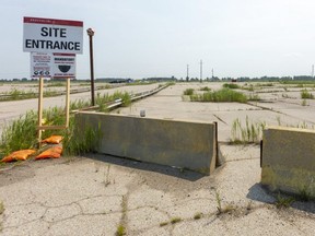 Former Ford Talbotville plant site will become a new Amazon facility south of London, Ont. (Mike Hensen/The London Free Press)