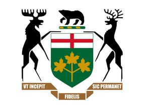 Ontario's coat of arms