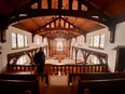 Michael Schmidt inside the former Hanover Baptist Church, now called Saugeen Academy, which will be used as a concert space and arts-based high school. (Supplied photo to The Sun Times/Postmedia Network)