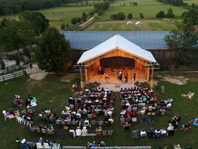 Symphony in the Barn, an annual three-day classical music festival, starts Friday, July 30, 2021, at Glencolton Farms near Durham, Ont. (Supplied to The Sun Times/Postmedia Network)