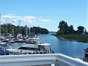 The Cove Waterfront Grill, which overlooks Treasure Bay marina, was opened during the pandemic.