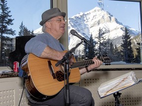 Jon Frolick, (Just Jon), sings at an event at the Cascade Ballroom Conservatory at the Banff Springs Hotel. photo by Pam Doyle/www.pamdoylephoto.com