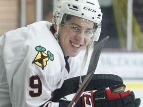 Brockville Braves centre Parker Casey has committed to St. Olaf College in Minnesota, it was announced recently. He joins his Brockville linemate, Troy Bowditch, who had committed to St. Olaf earlier this year.
File photo/The Recorder and Times