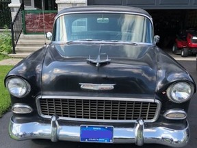 This 1955 Chevrolet Bel Air was reported stolen from a residence in Kemptville.
Photo distributed by OPP