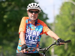 Keith Groen of Chatham will be riding in August for the Great Cycle Challenge Canada, an annual fundraiser supporting The Hospital for Sick Children. (Mark Malone/Postmedia Network)