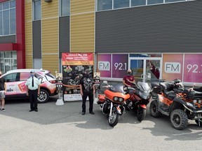 Members of the 2408 Royal Canadian Army Cadets Casselman corps gather to launch the 10th edition of the Dice Run across eastern Ontario. Handout/Cornwall Standard-Freeholder/Postmedia Network